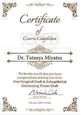 iCEED 研修修了証